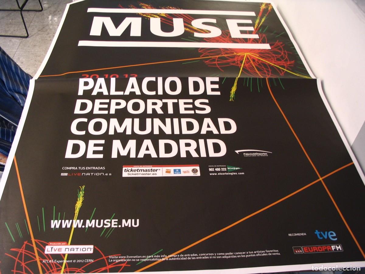 Fotos de Cantantes: MUSE CARTEL ORIGINAL 2012 Barcelona Madrid TOUR 140x100 26 B