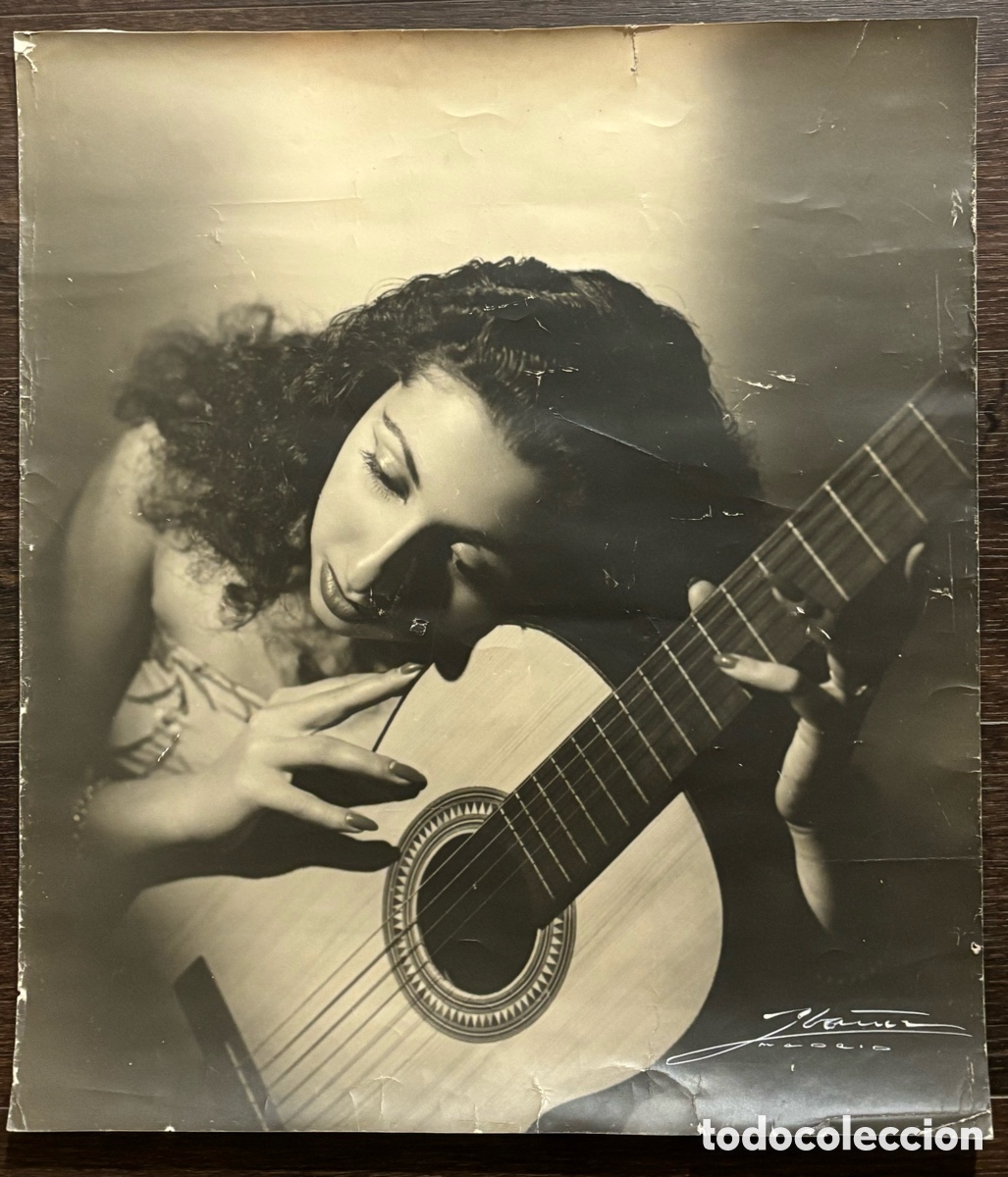 Fotos de Cantantes: Foto gran tama&ntilde;o 49 x 55 cm Luisa Ortega foto Ib&aacute;&ntilde;ez