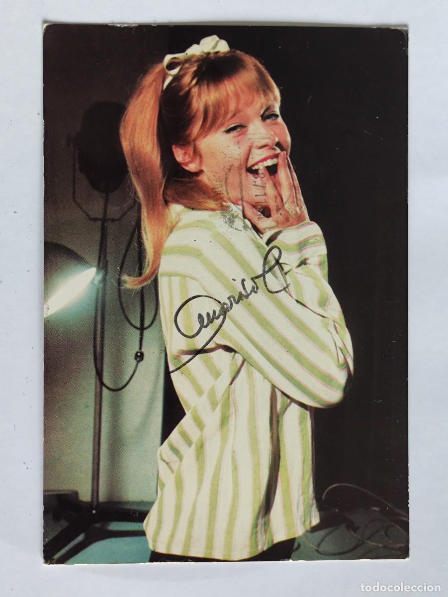 Fotos de Cantantes: POSTAL 19552-FRANQUEO MECANICO 1977-MAT.1971-BERGAS 645 MARISOL SOLO LOS DOS-CINE MUSICA AUTOGRAFO