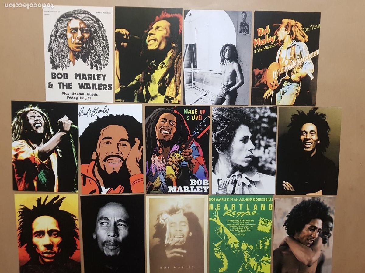 Fotos de Cantantes: LOTE: 14 POSTALES BOB MARLEY - N&ordm; 1