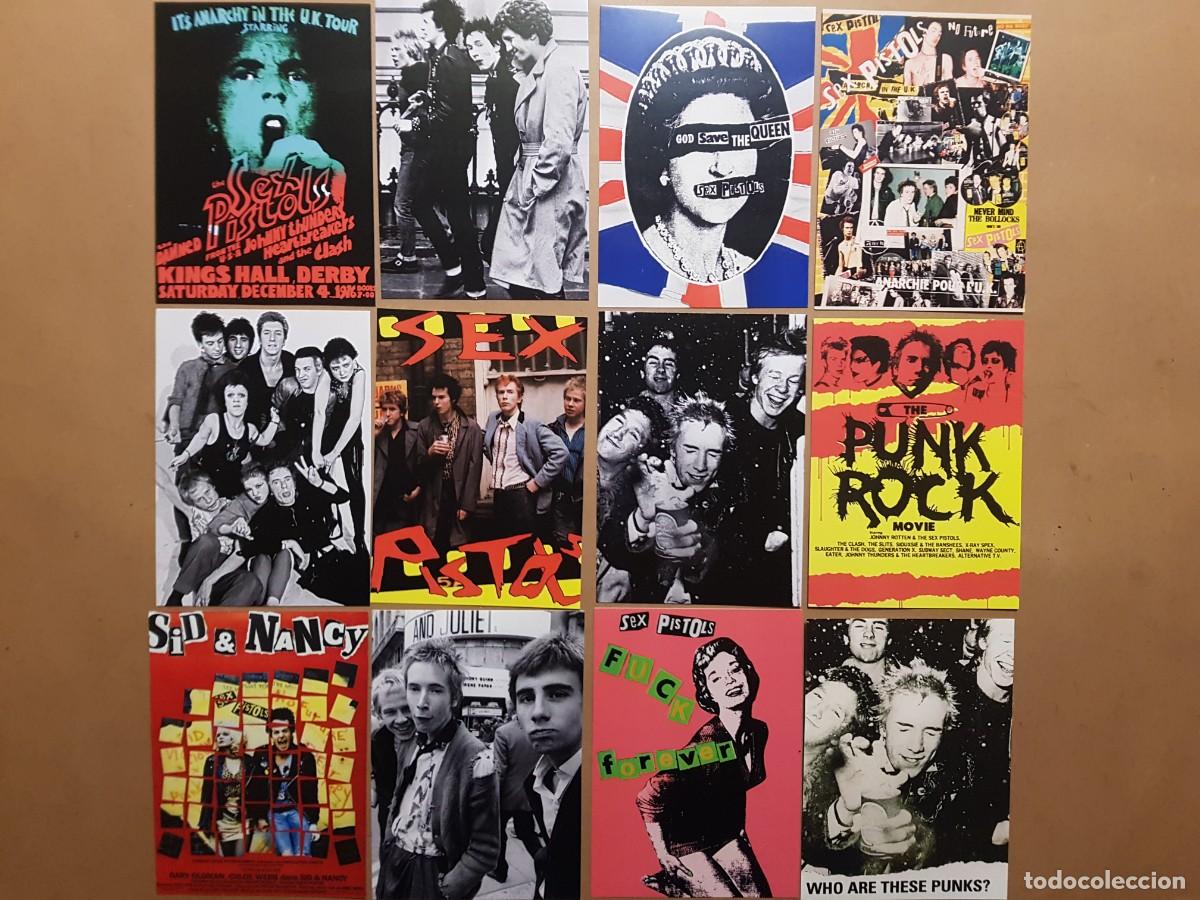Fotos de cantantes: LOTE: 12 POSTALES SEX PISTOLS - N&ordm; 2