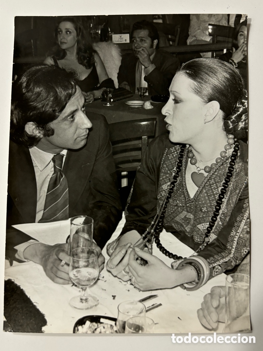 Fotos de Cantantes: Foto original de la cantante Massiel y el productor de cine Jos&eacute; Samano