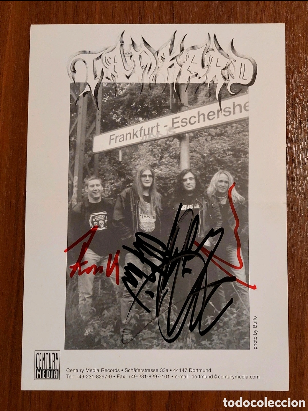 Fotos de Cantantes: Tankard - Foto firmada