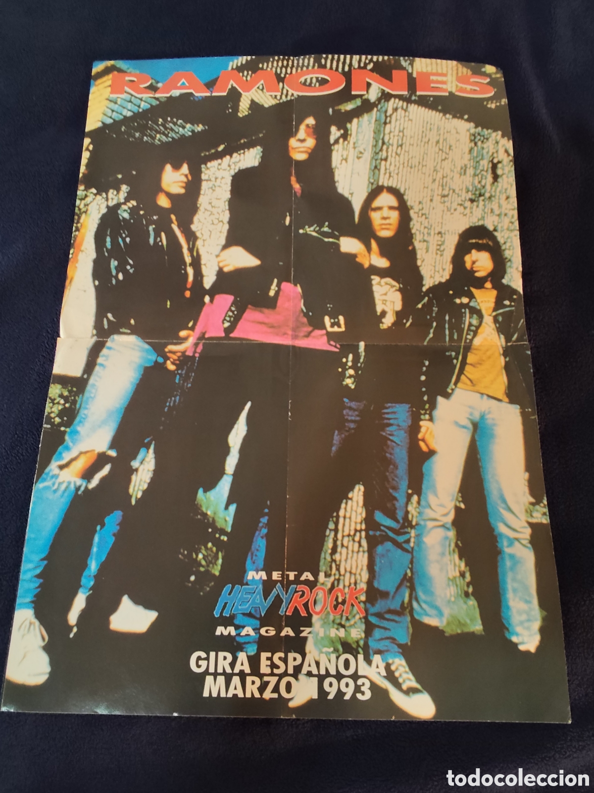 Photos de Chanteurs et Chanteuses: P&oacute;sters Nirvana + Ramones vintage a&ntilde;os 90 Heavy Rock doble cara