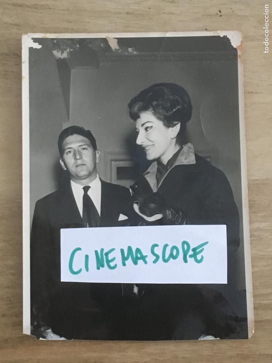 Photos of Singers: maria callas en barcelona foto original antigua a&ntilde;os 60