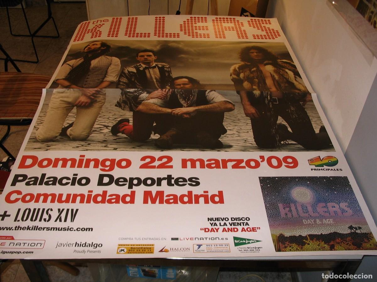 Fotos von Musikern: CARTEL ORIGINAL GIRA TOUR THE KILLERS 2009 Madrid 140X100 26 B