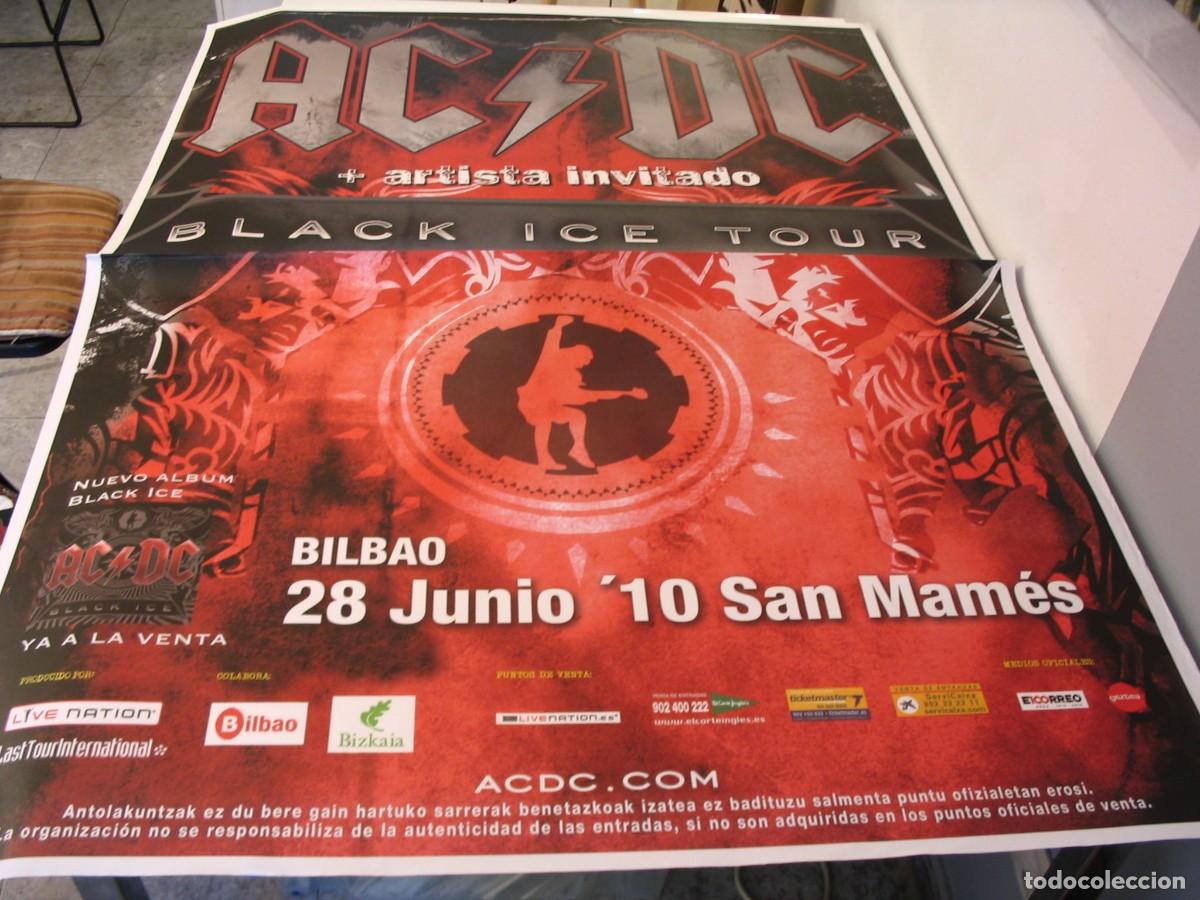 Foto di Cantanti: AC/DC CARTEL ORIGINAL 2010 Bilbao Black ice TOUR 140x100 26 B