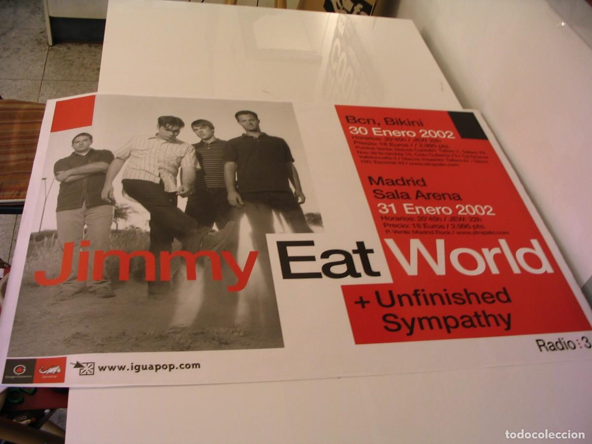 Fotos von Musikern: JIMMY EAT WORLD CARTEL ORIGINAL 2002 Madrid Barcelona TOUR 70x100 26 B