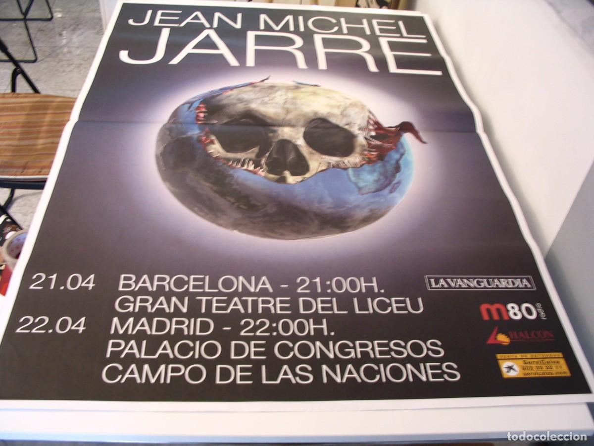 Fotos von Musikern: JEAN MICHEL JARRE CARTEL ORIGINAL Barcelona Madrid 2008 TOUR 130x90 26 B