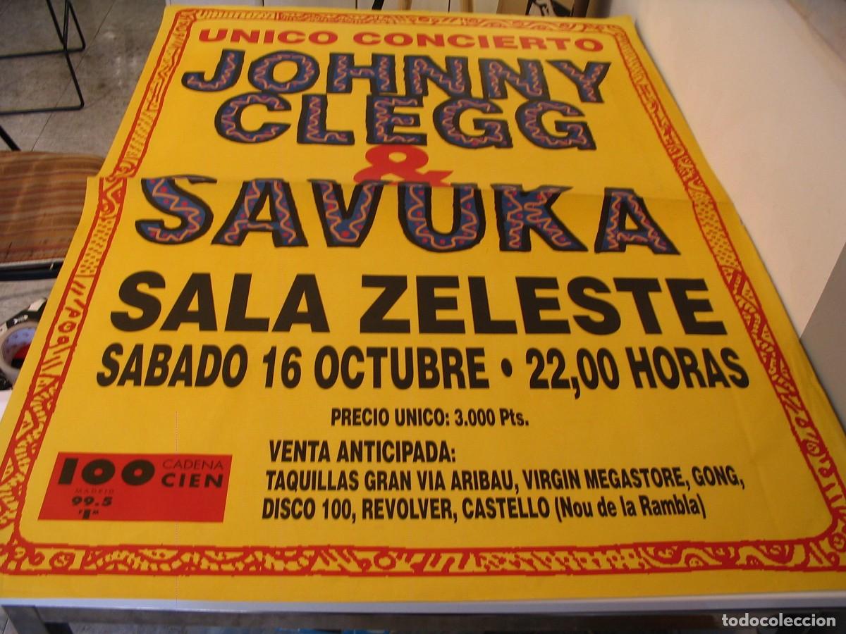 Photos of Singers: JOHNNY CLEGG & SAVUKA CARTEL ORIGINAL Barcelona TOUR 140x100 26 B