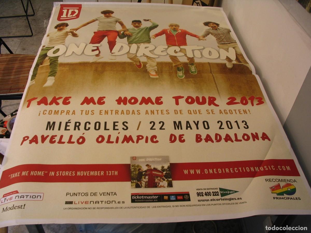 Fotos de Cantantes: ONE DIRECTION CARTEL ORIGINAL 2013 Badalona TOUR 140x100 26 B