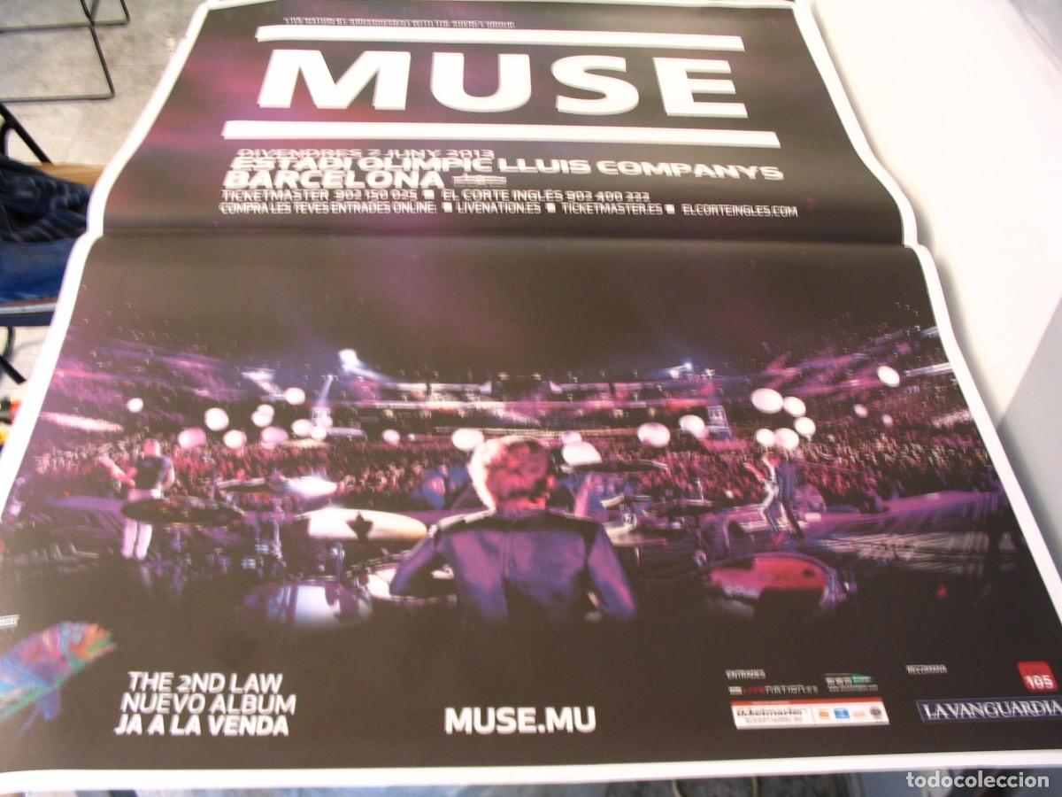 Fotos de Cantantes: MUSE CARTEL ORIGINAL 2013 Barcelona TOUR 140x100 26 B