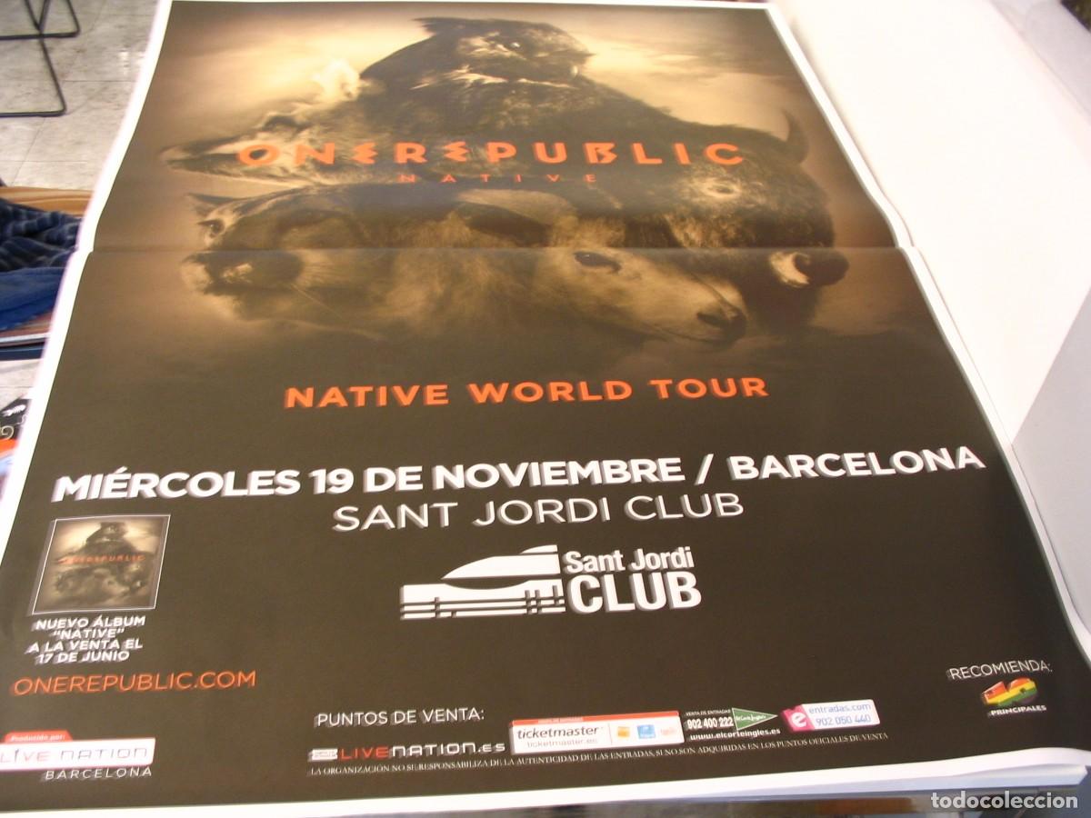 Fotos de Cantantes: ONE REPUBLIC CARTEL ORIGINAL Barcelona TOUR 140x100 26 B