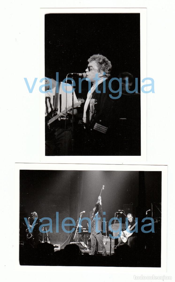 Fotos de Cantantes: 5 fotos originales M&iacute;tico concierto Ian Dury & The Blockheads Sala Zeleste Barcelona 11 Enero 1991