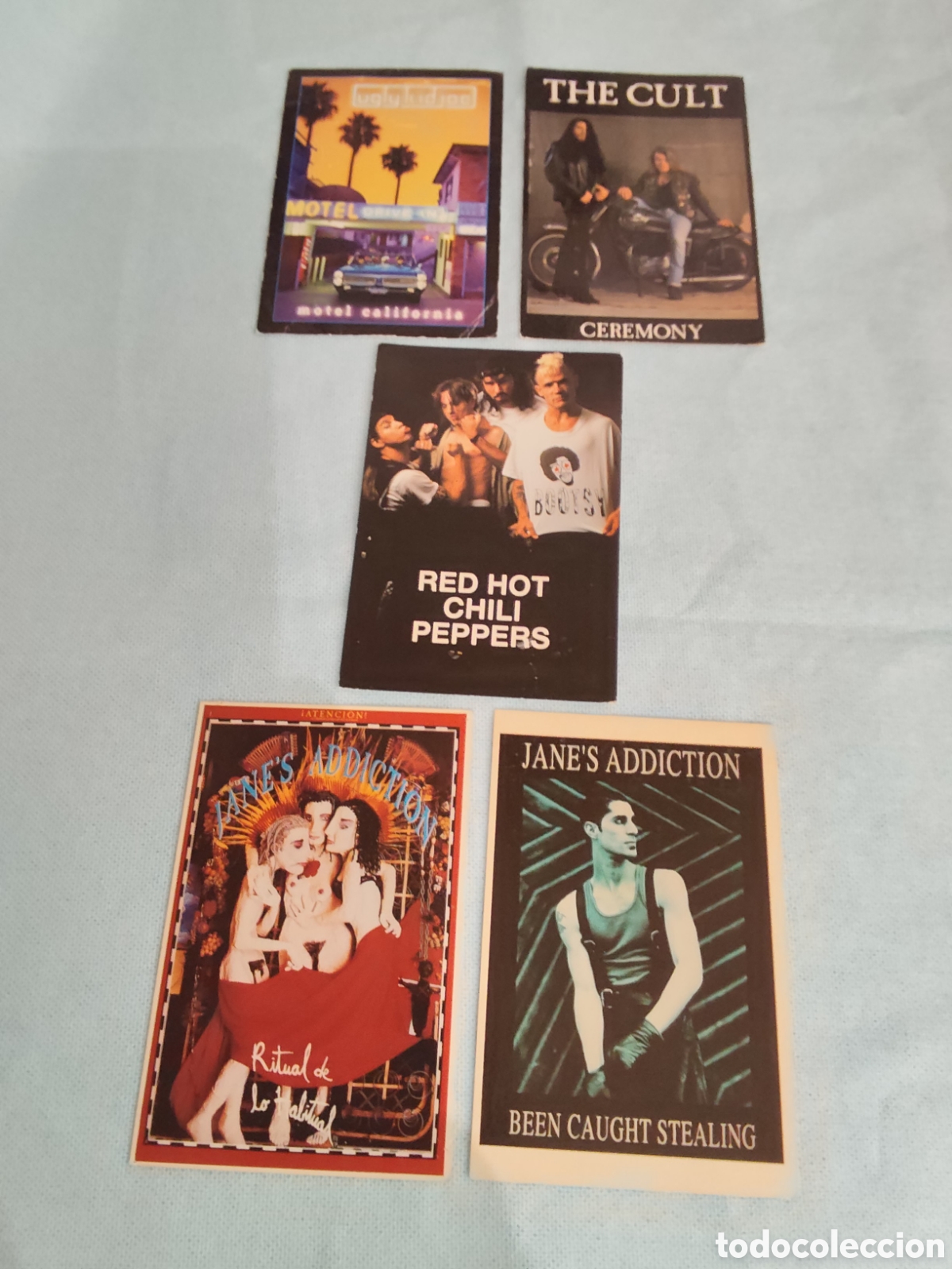 Fotos de Cantantes: Lote 5 Postales Rock Alternativo Vintage 90s - RHCP, Jane's Addiction, The Cult