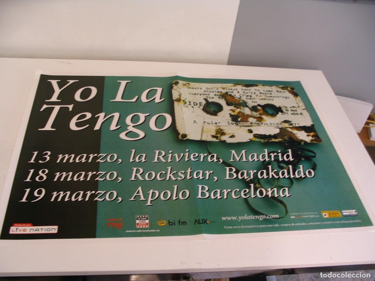 Fotos von Musikern: CARTEL ORIGINAL GIRA TOUR YO LA TENGO BARCELONA MADRID BARAKALDO 2008 70x100