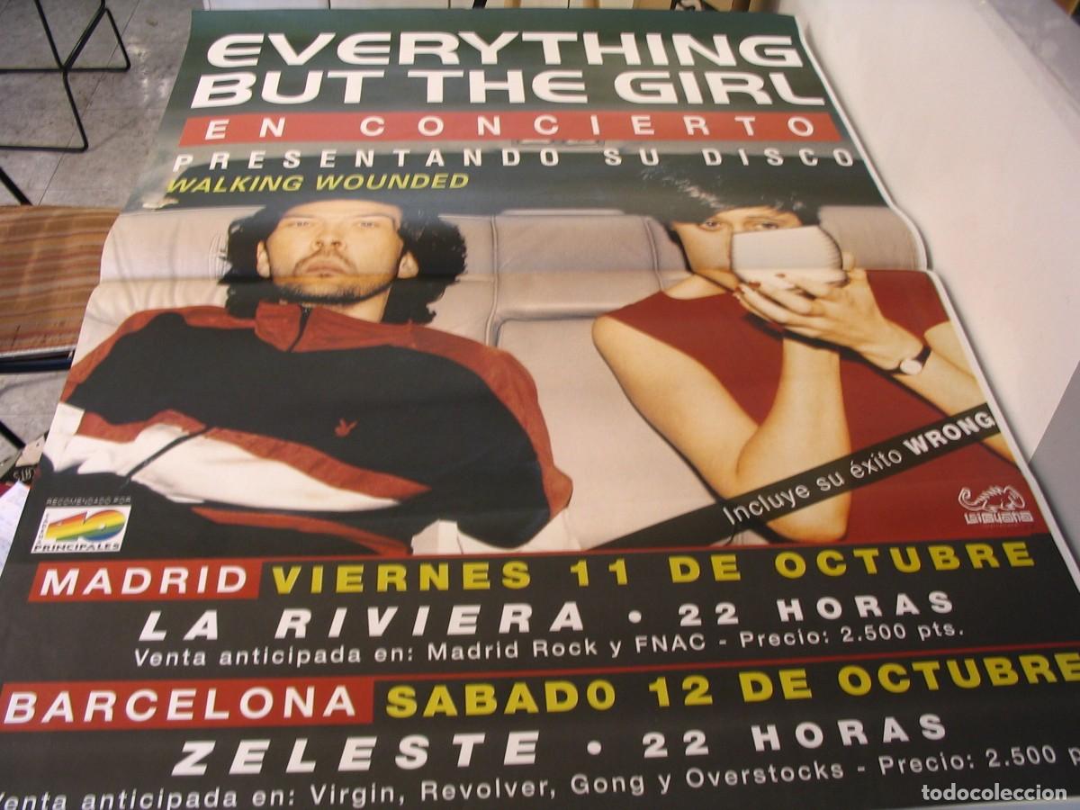 Fotos de Cantantes: EVERYTHING BUT THE GIRL CARTEL ORIGINAL 1996 Madrid Barcelona TOUR 140x100 26 B