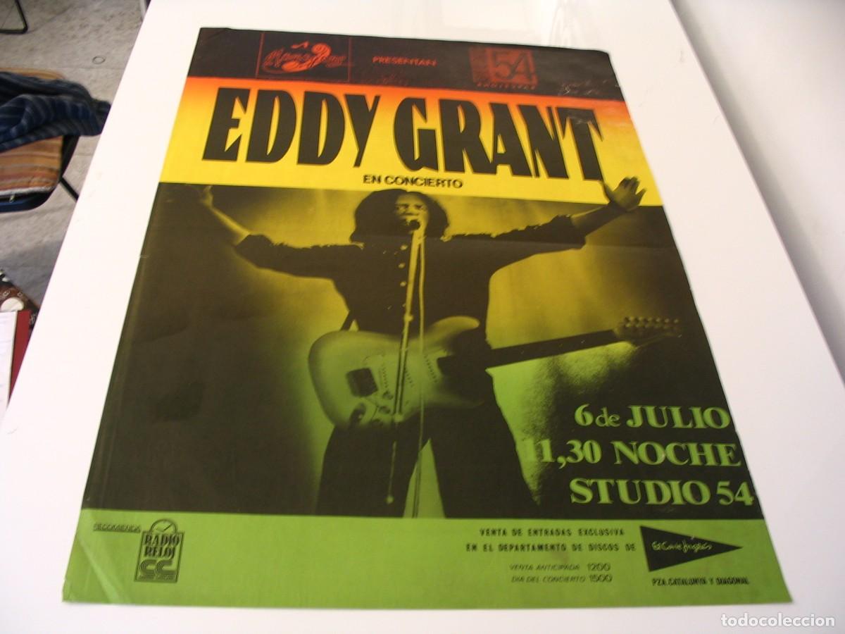 Fotos de Cantantes: EDDY GRANT CARTEL ORIGINAL Barcelona a&ntilde;os ochenta TOUR 90x62 26 B