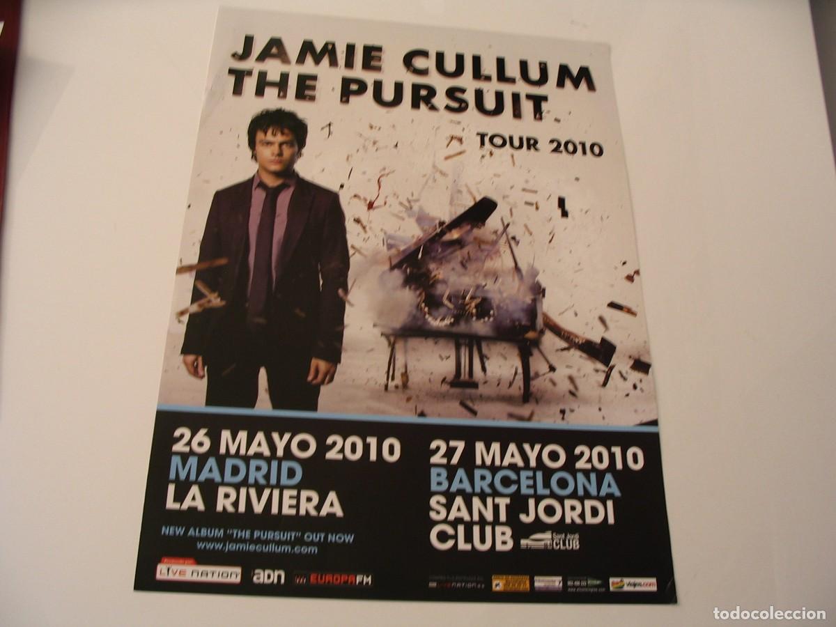 Fotos de Cantantes: JAMIE COLLUM the pursuit CARTEL ORIGINAL 2010 Madrid Barcelona TOUR 42x30 26 B
