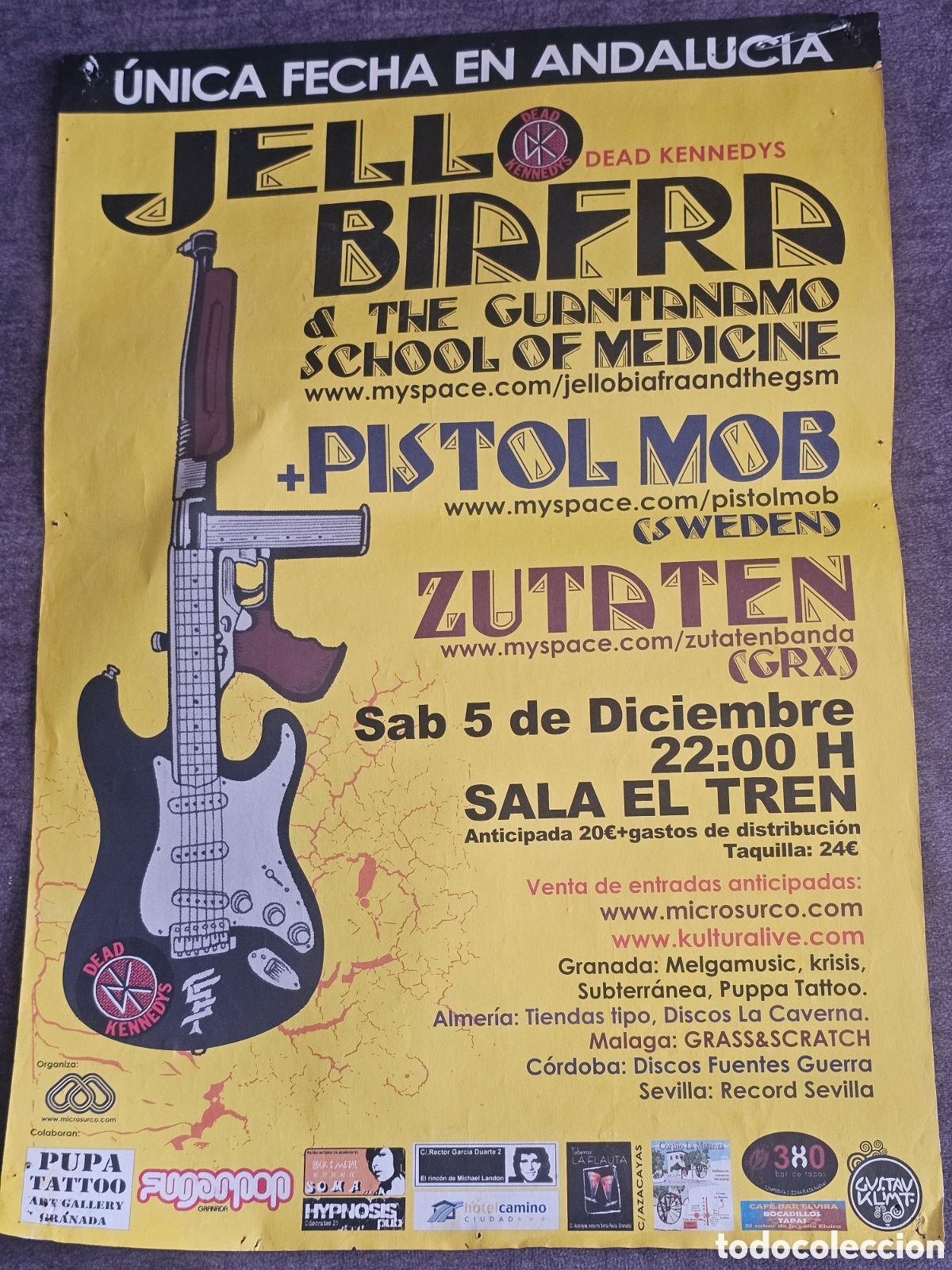 Fotos de Cantantes: Jell biafra cartel publicitario M&uacute;sica