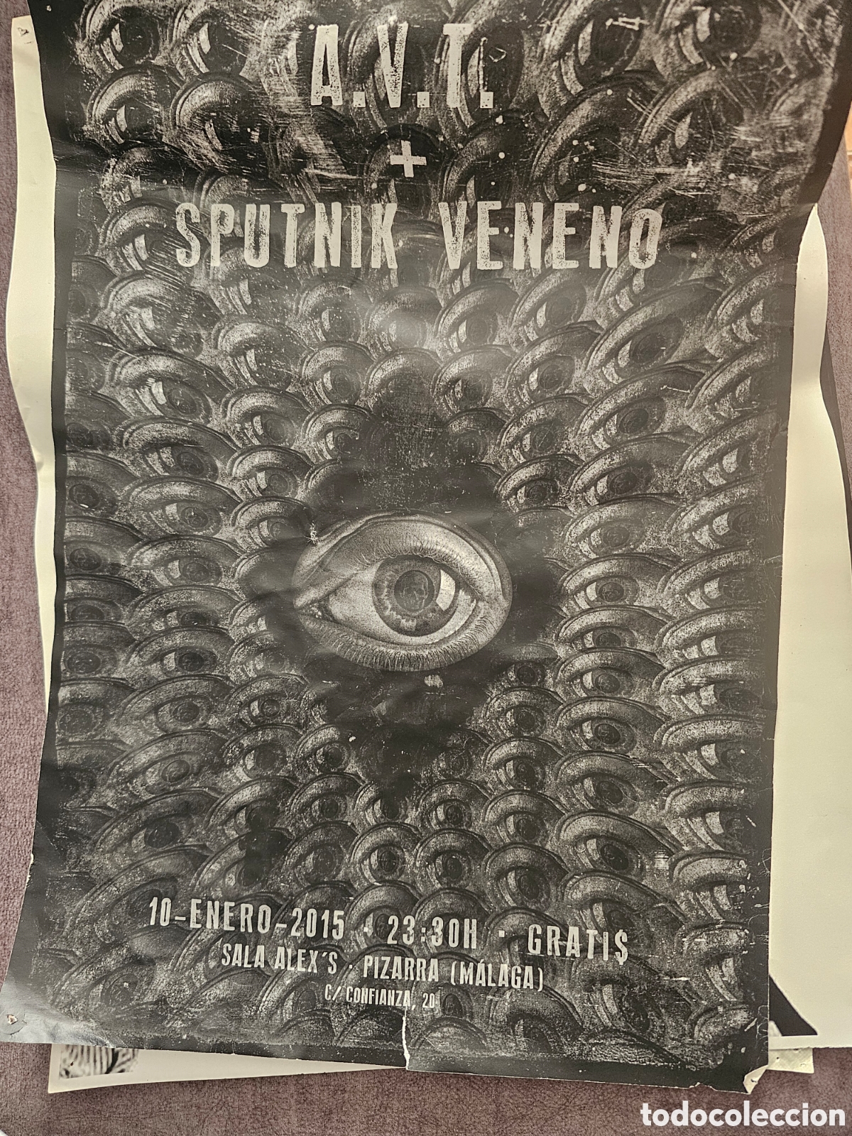 Fotos de Cantantes: Sputnik veneno cartel publicitario musica