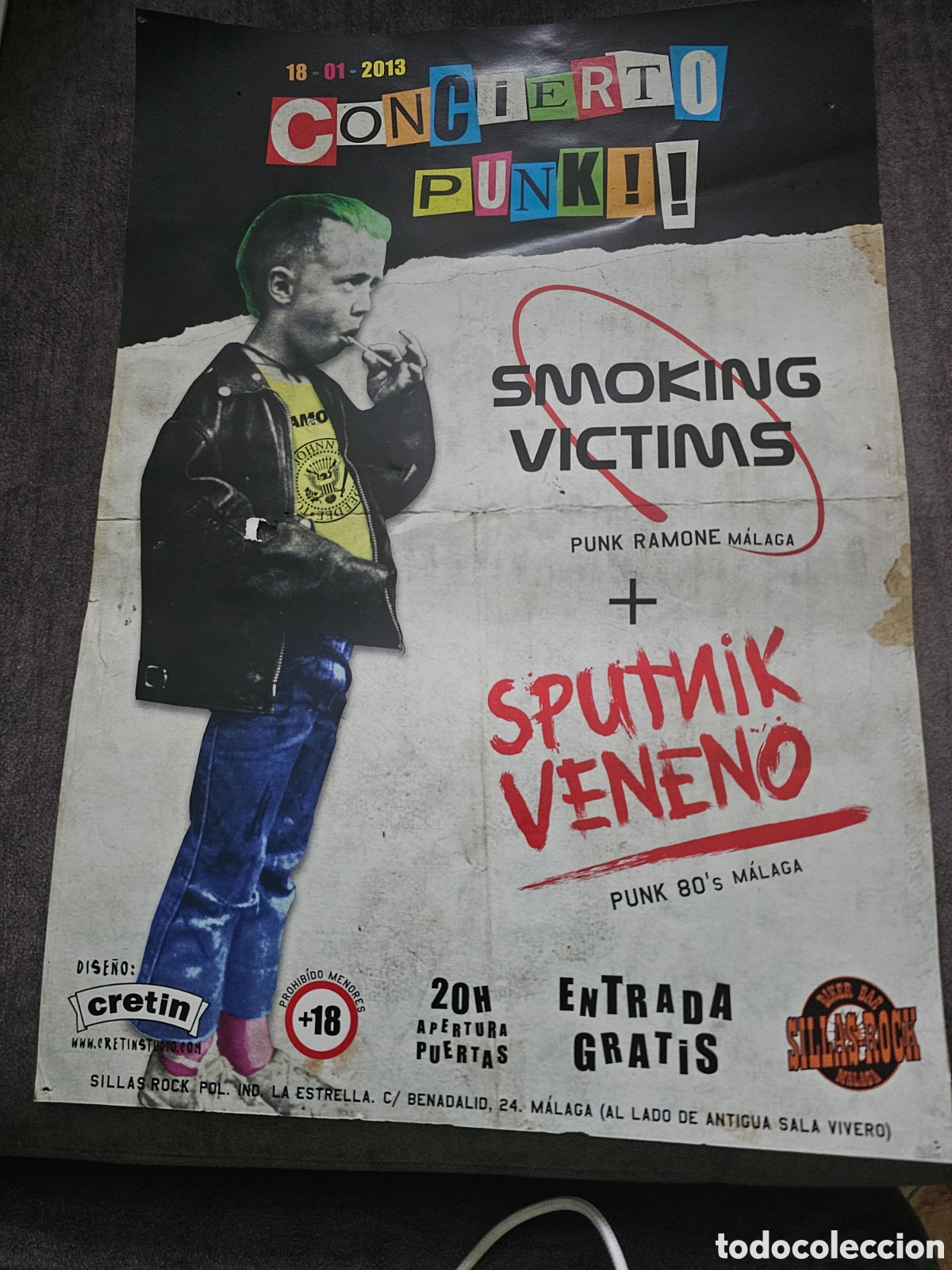 Fotos de Cantantes: Concierto punk ramone cartel publicitario M&uacute;sica