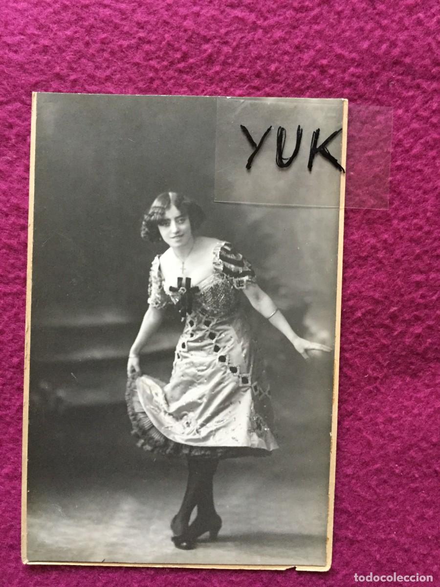 Fotos de Cantantes: POSTAL FOTOGRAFICA DE ARTISTA DE TEATRO O TRIPLE A DESCUBRIR - CIRCA A&Ntilde;OS 10- 20