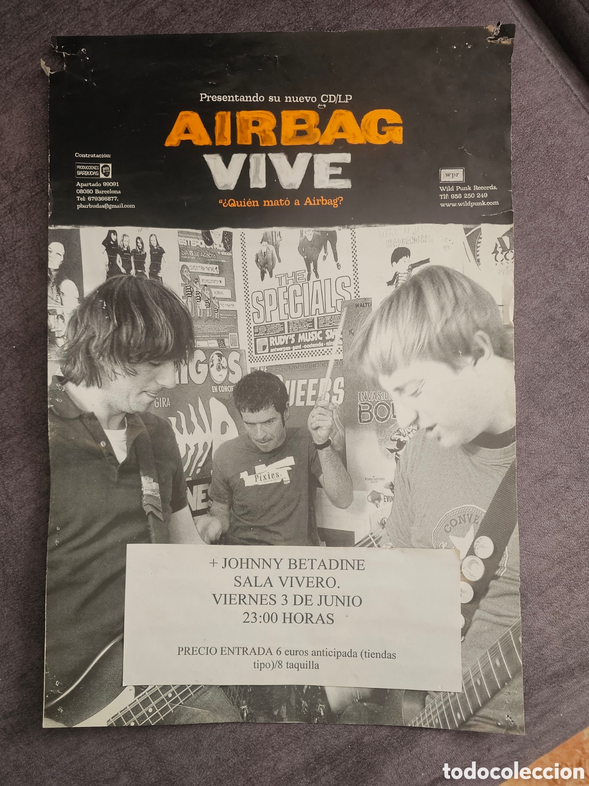 Fotos de Cantantes: Airbag vive cartel publicitario M&uacute;sica