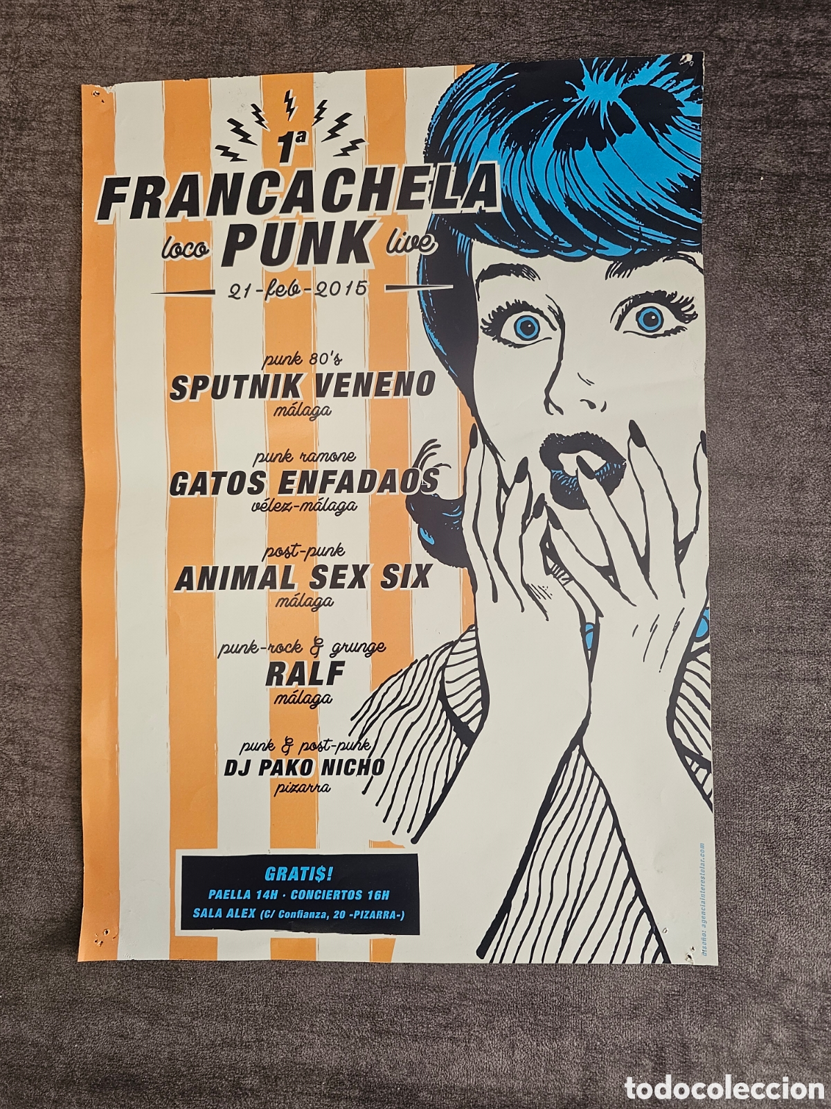 Fotos de Cantantes: Francachela punk 1 primero cartel publicitario M&uacute;sica