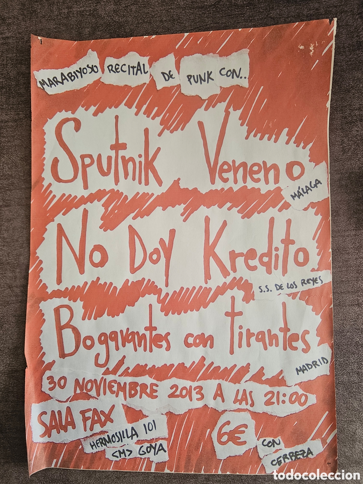 Fotos de Cantantes: Sputnik veneno 2 cartel publicitario M&uacute;sica