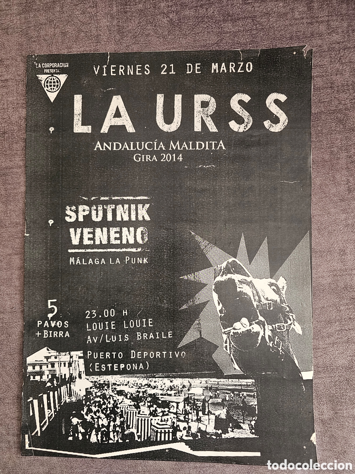 Fotos de Cantantes: LA URSS CARTEL PUBLICITARIO M&Uacute;SICA