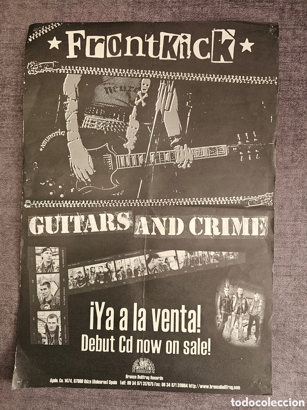 Fotos de Cantantes: Frontkick cartel publicitario M&uacute;sica