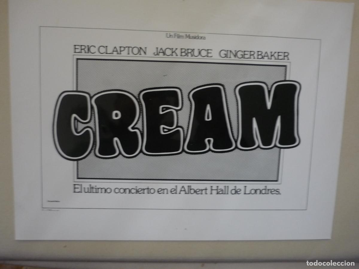 Fotos de Cantantes: cream musical group - foto original b/n - Jack Bruce eric clapton ginger baker - albert hall