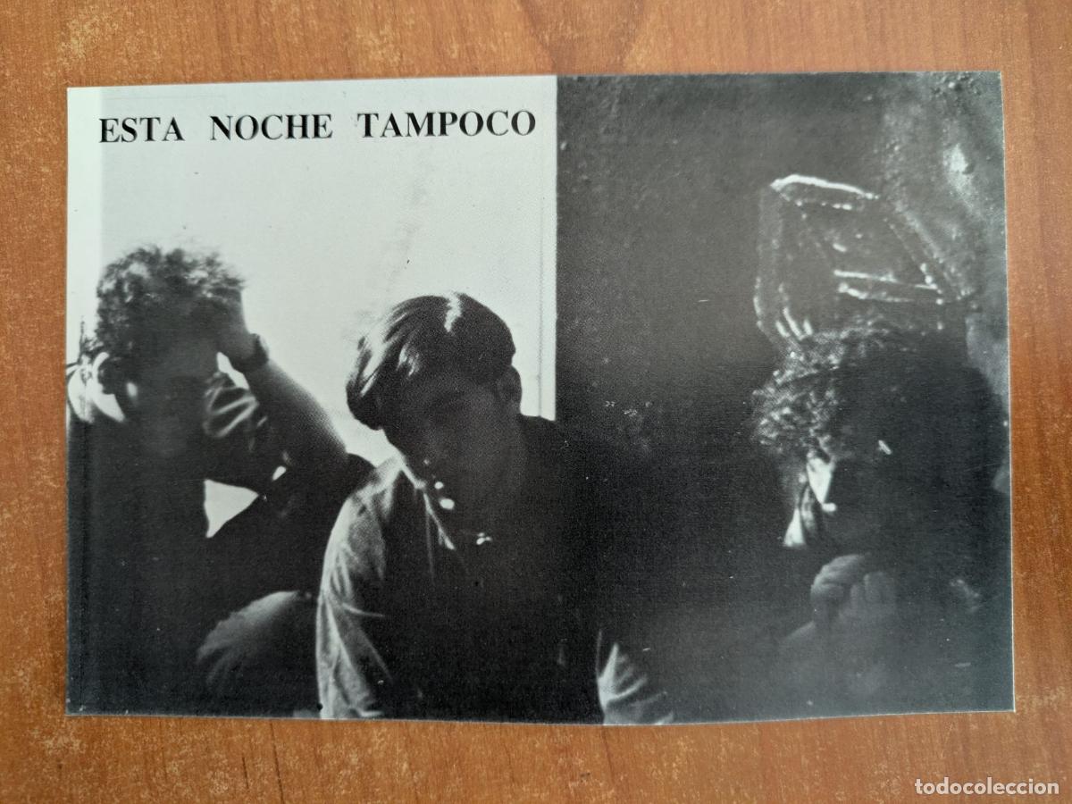 Fotos de Cantantes: Postal Grupo Esta noche tampoco. Fusi&oacute;n de Producciones. Gij&oacute;n. A&ntilde;o 1990.