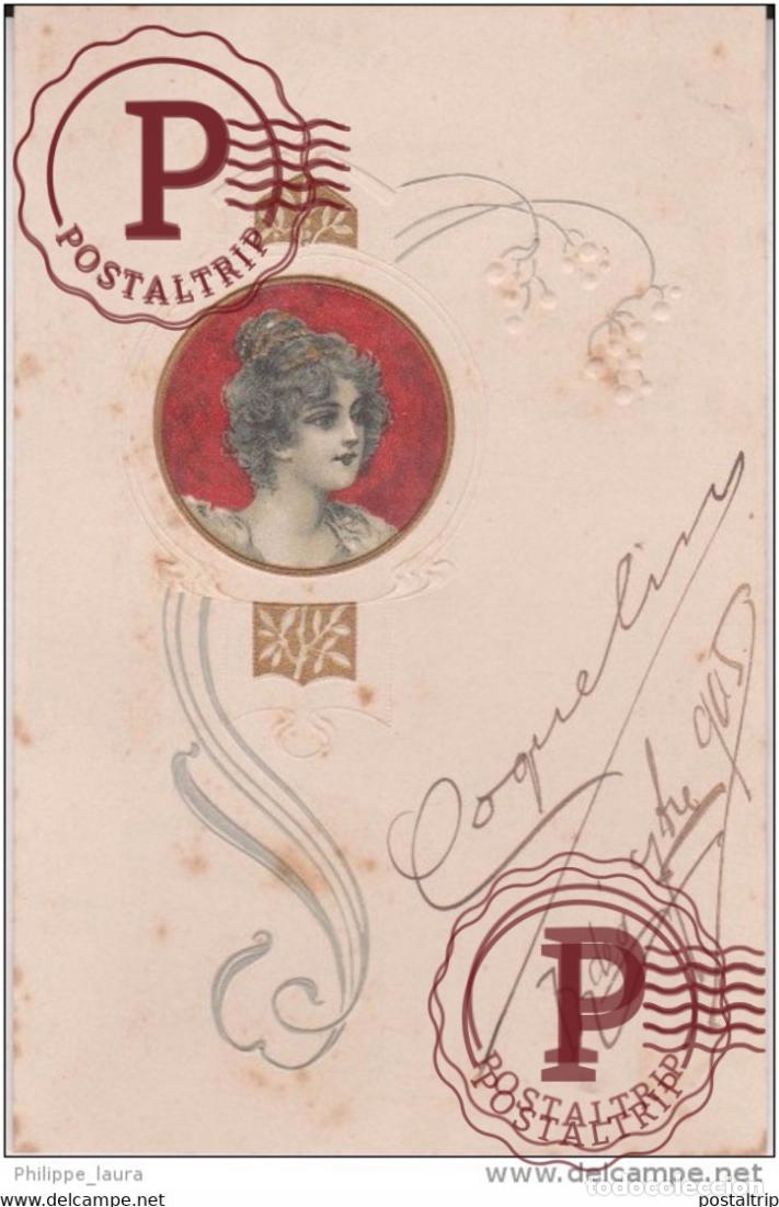 Fotos de cantantes: COQUELIN SUPERB SIGNED ART NOUVEAU PC BUENOS AIRES 1905