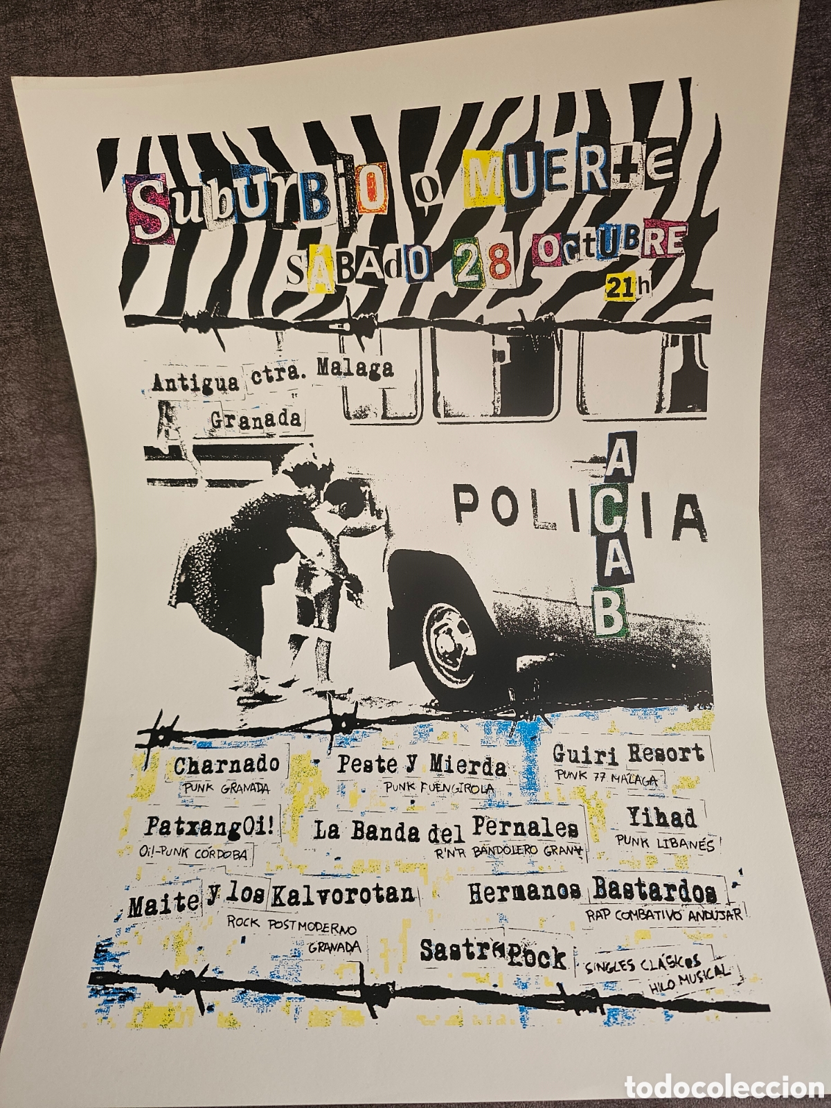 Fotos de Cantantes: Suburbio o muerte cartel publicitario m&uacute;sical