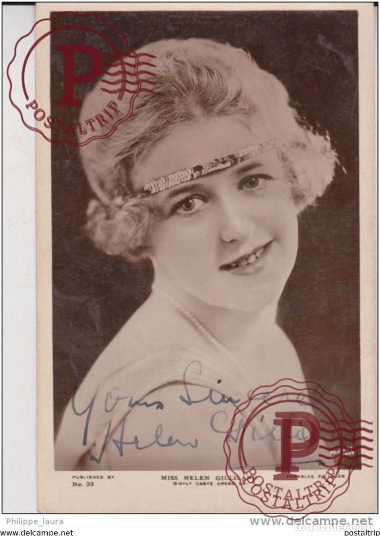 Fotos de Cantantes: original signature miss helen gilliland