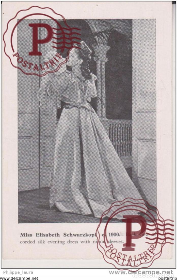 Fotos de Cantantes: SCHWARZKOPF ELISABETH c 1900