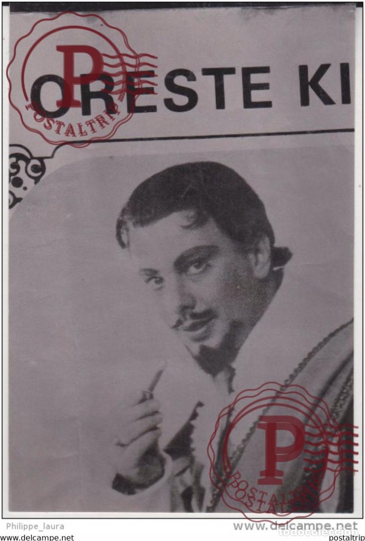 Fotos de Cantantes: original signature oreste kirkop 1953