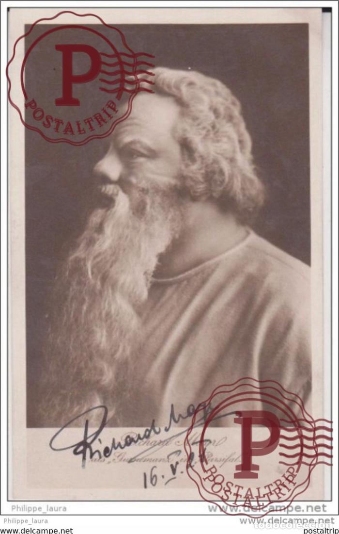 Fotos de Cantantes: origanal signature Richard mayrl 1921