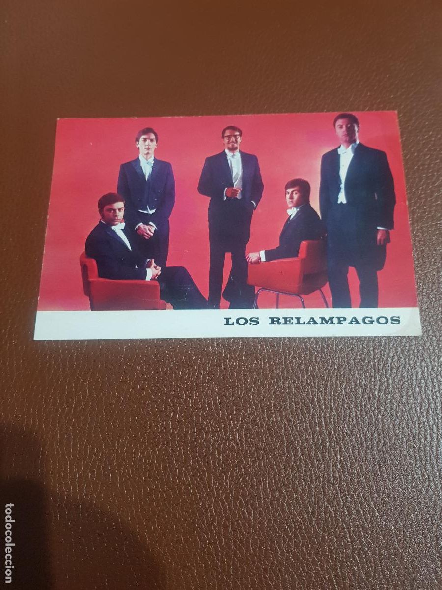 Fotos de Cantantes: LOS RELAMPAGOS -POSTAL DE COLECCION