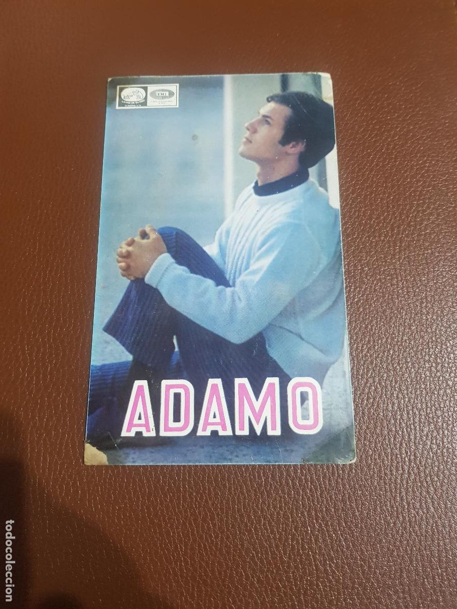 Fotos de Cantantes: ADAMO -POSTAL DE COLECCION