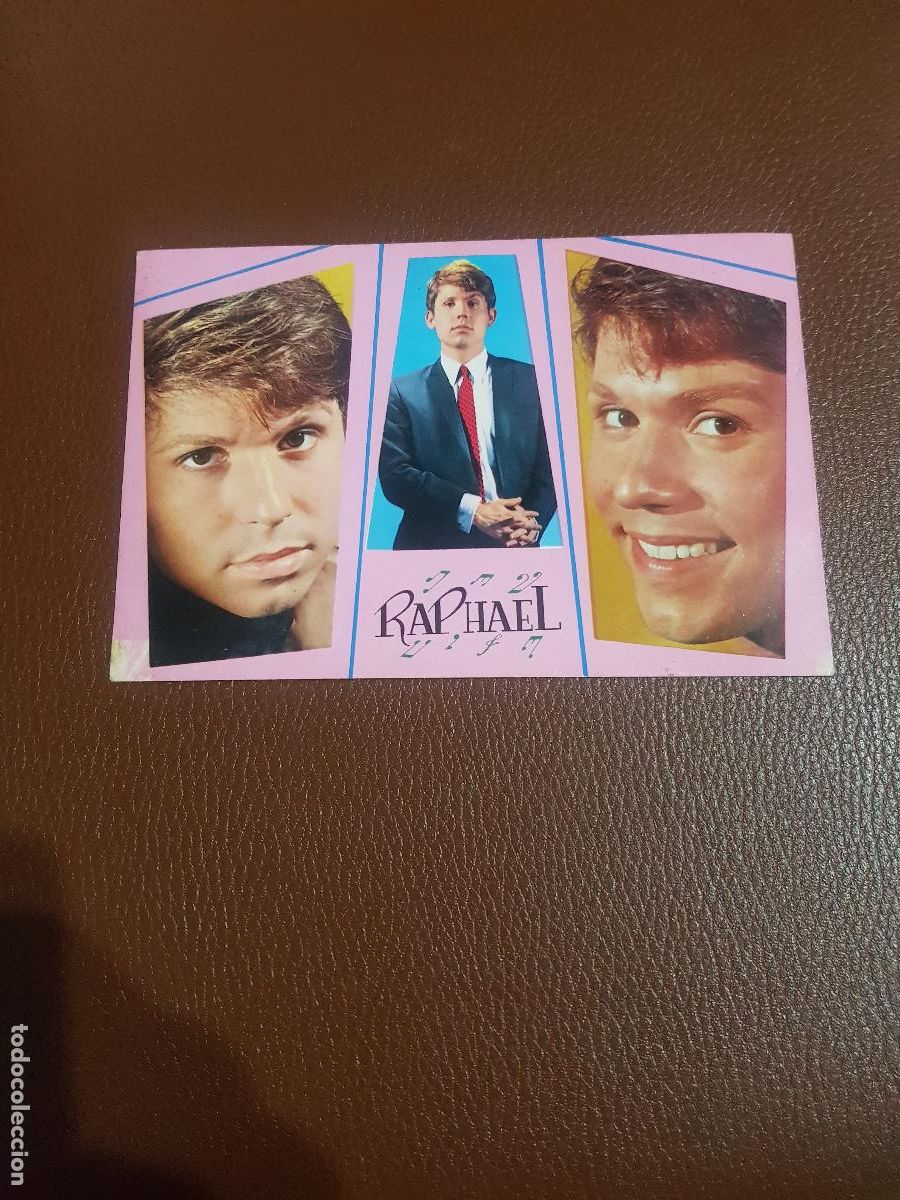 Fotos de Cantantes: RAPHAEL -POSTAL DE COLECCION
