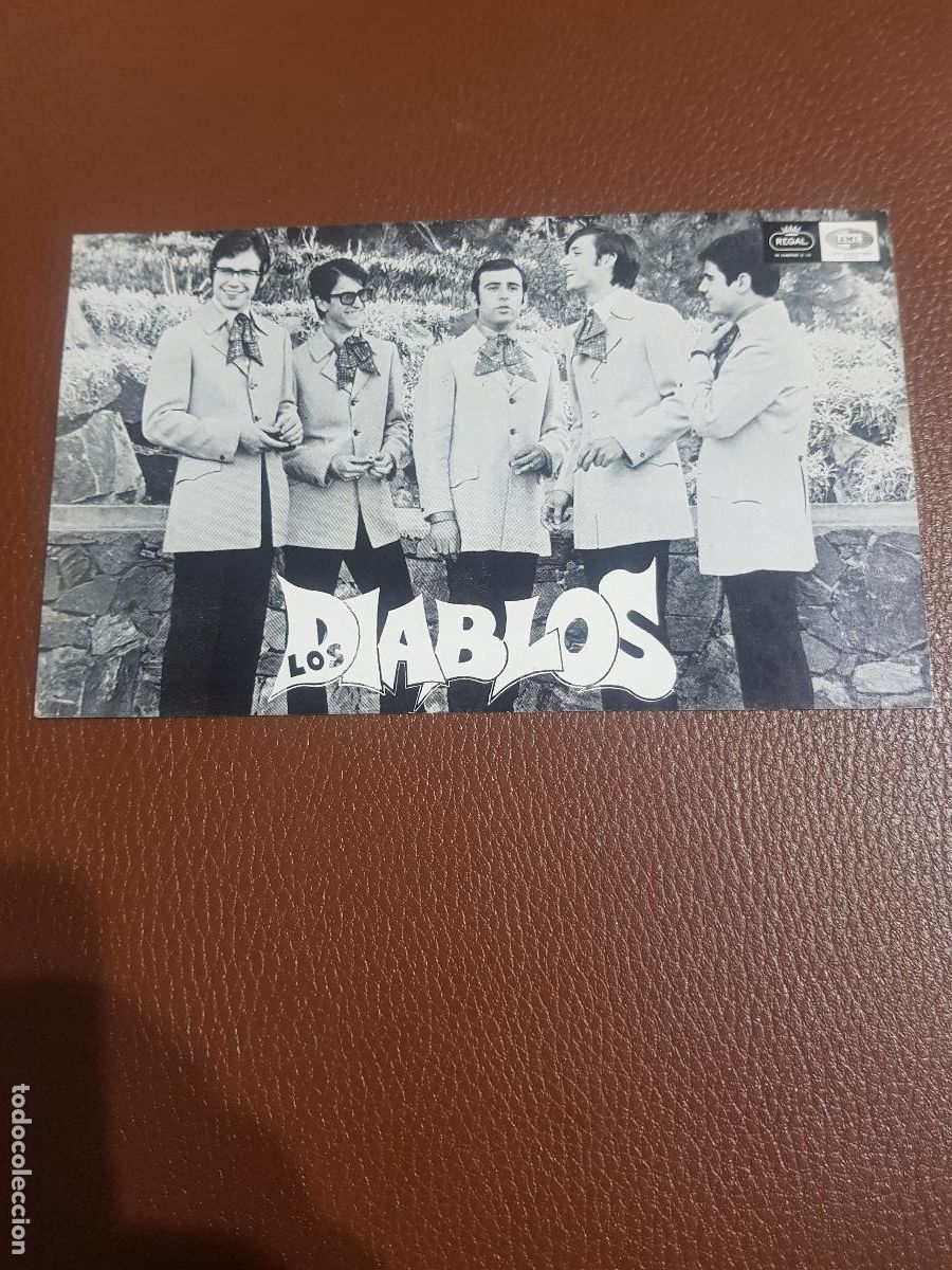 Fotos de Cantantes: LOS DIABLOS-POSTAL DE COLECCION