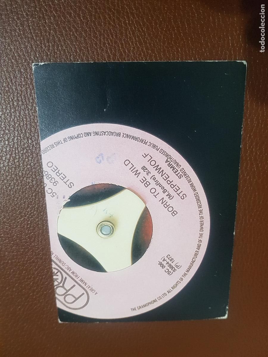 Fotos de Cantantes: BORN TO BE WILD-POSTAL DE COLECCION