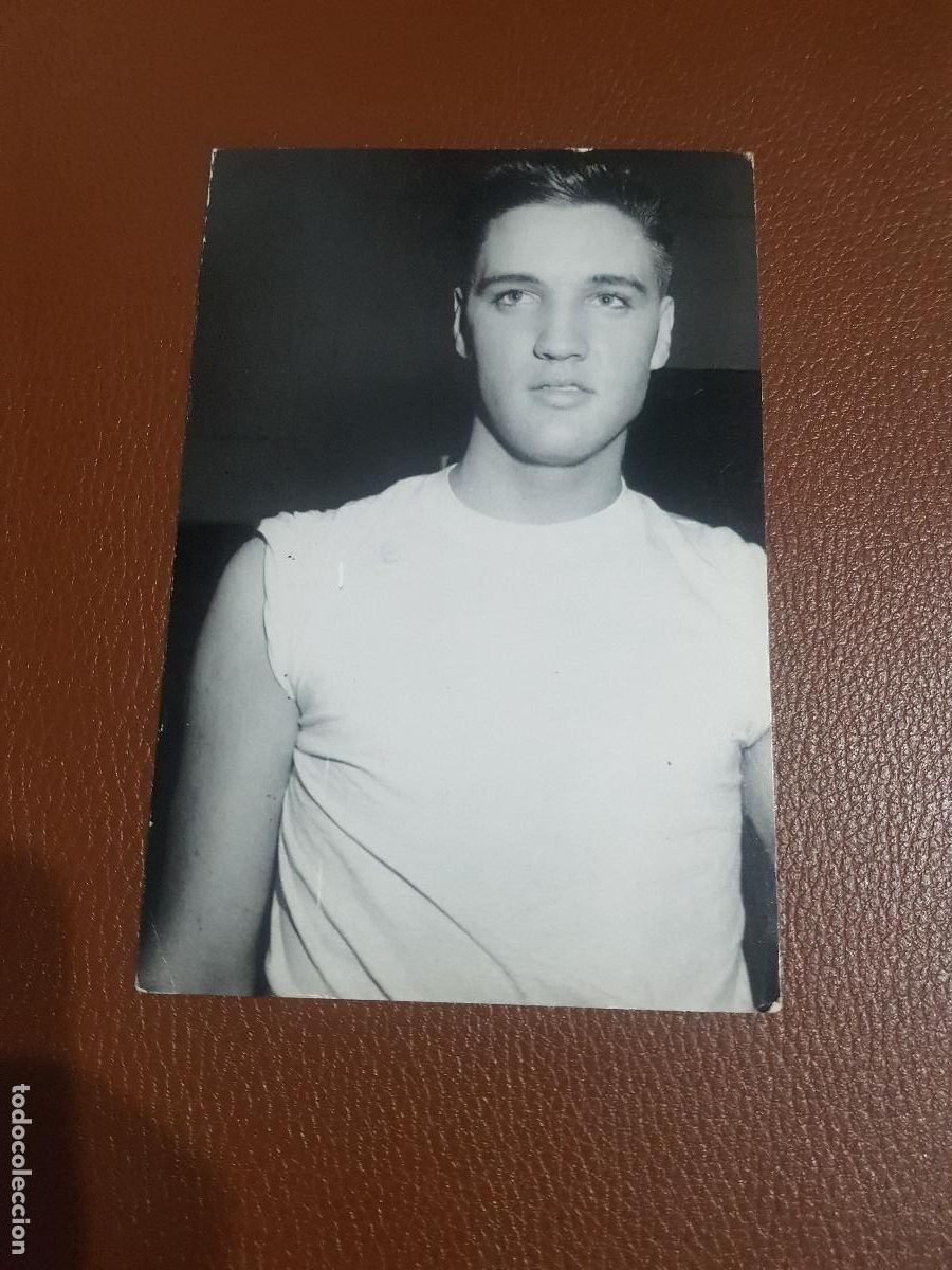 Fotos de Cantantes: ELVIS PRESLEY,1958-POSTAL DE COLECCION