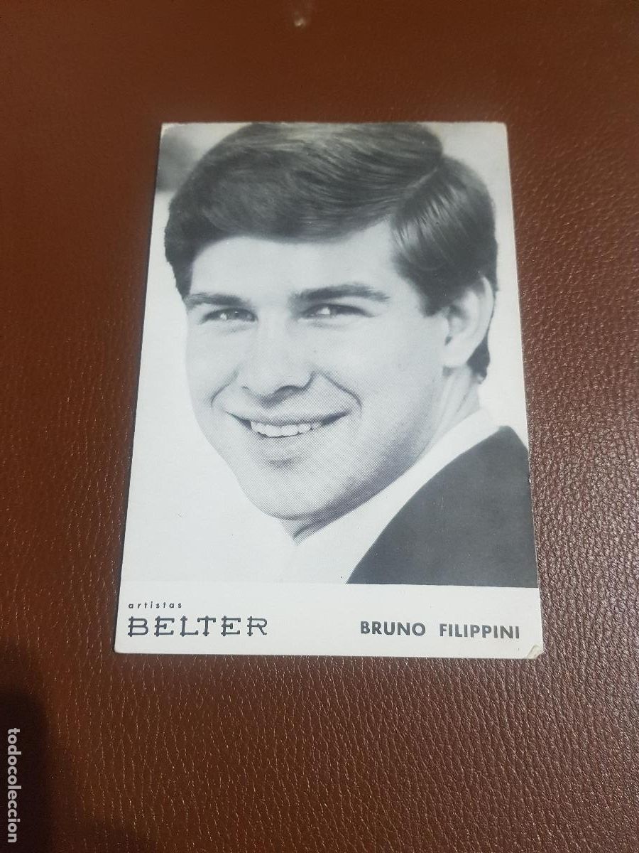 Fotos de Cantantes: BRUNO FILIPPINI-POSTAL DE COLECCION