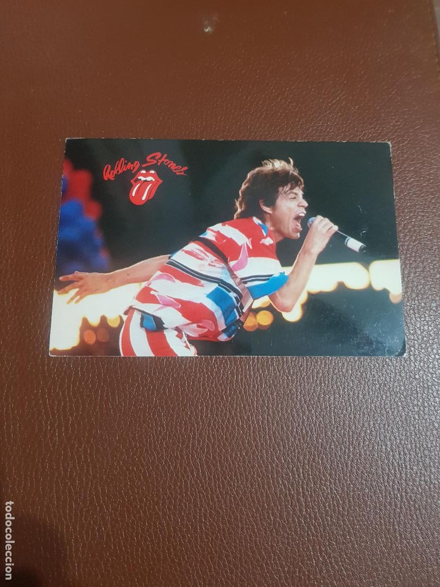 Fotos de Cantantes: MICK JAGGER-POSTAL DE COLECCION