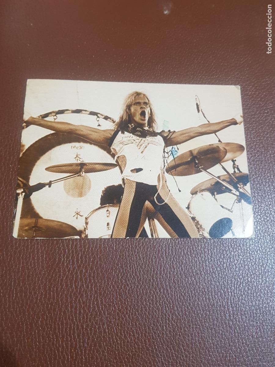 Fotos de Cantantes: DAVID LEE ROTH-VAN HALEN-POSTAL DE COLECCION