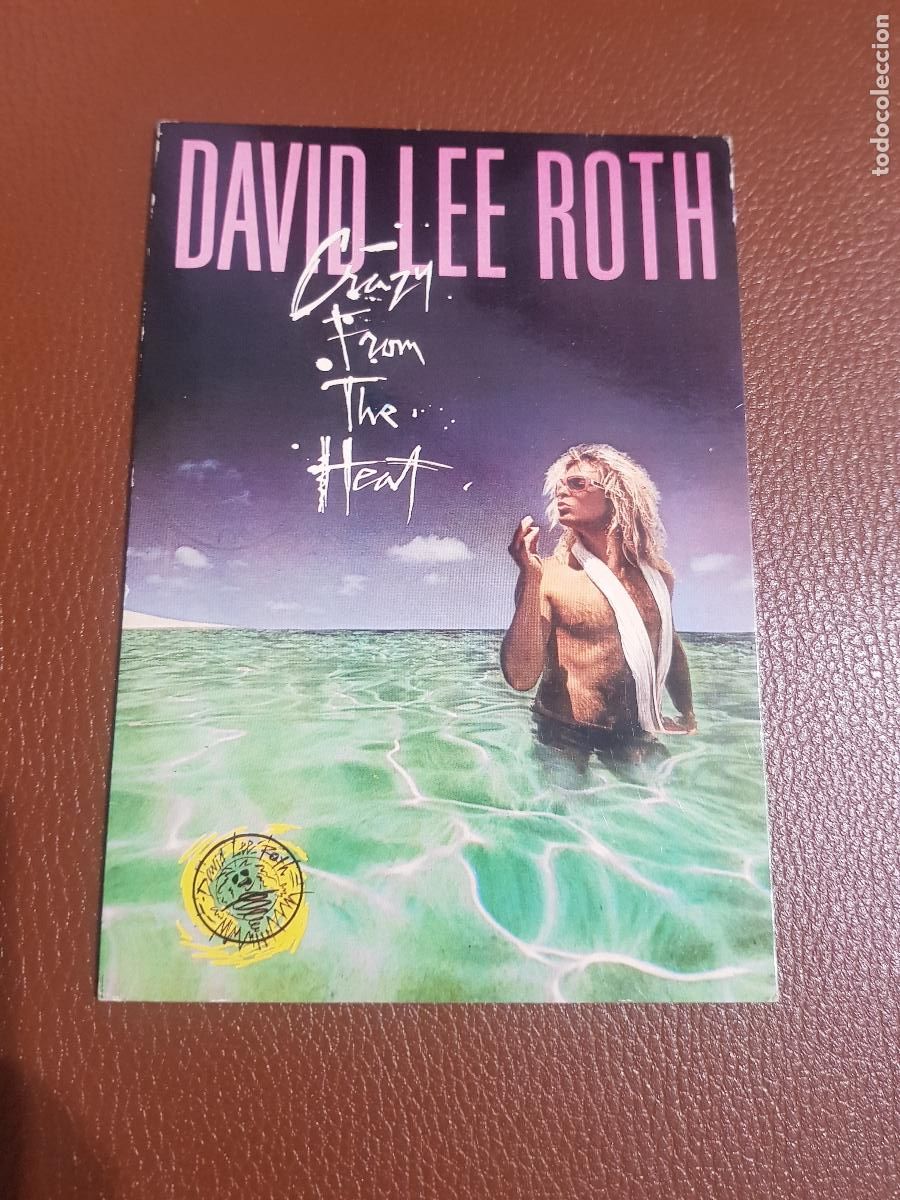 Fotos de Cantantes: DAVID LEE ROTH-VAN HALEN-POSTAL DE COLECCION